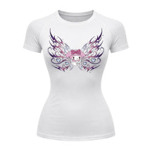 Camiseta Compressão Uv Manga Curta Cyber Tribal Black Heart Hello Kitty Rash Guard