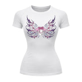Camiseta Compressão Uv Manga Curta Cyber Tribal My Melody Hello Kitty Rash Guard