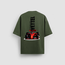 Camiseta Oversized Vettel Premium Tecido 20.1 Formula 1 - 04