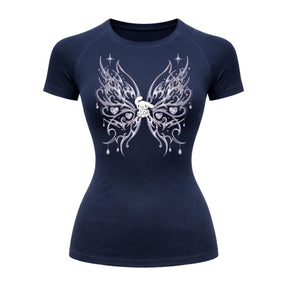Camiseta Compressão Uv Manga Curta Cyber Tribal Cinnamoroll Hello Kitty Rash Guard