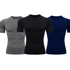 Kit 3 Camisetas Térmicas E Proteção UV Manga Curta | Tecnologia DryFit Várias Cores