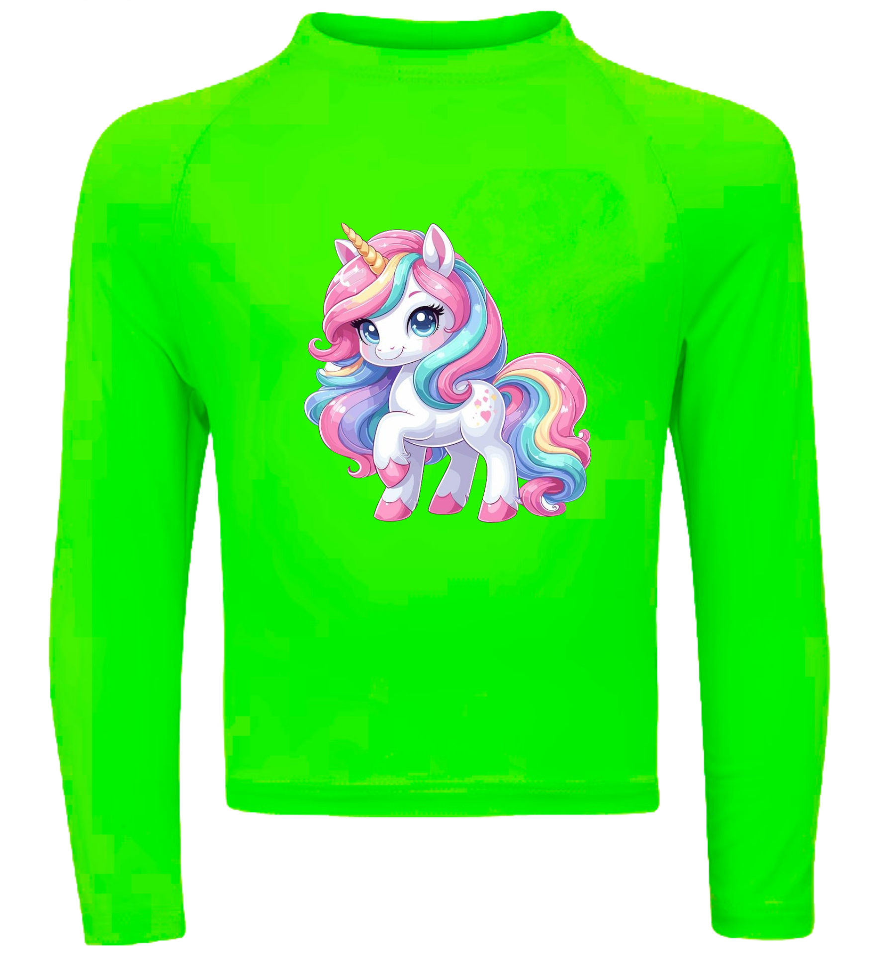 Camiseta Unicórnio Colorido Fofo Térmica Juvenil Infantil Proteção Solar Uv 50+ Estampada - 08