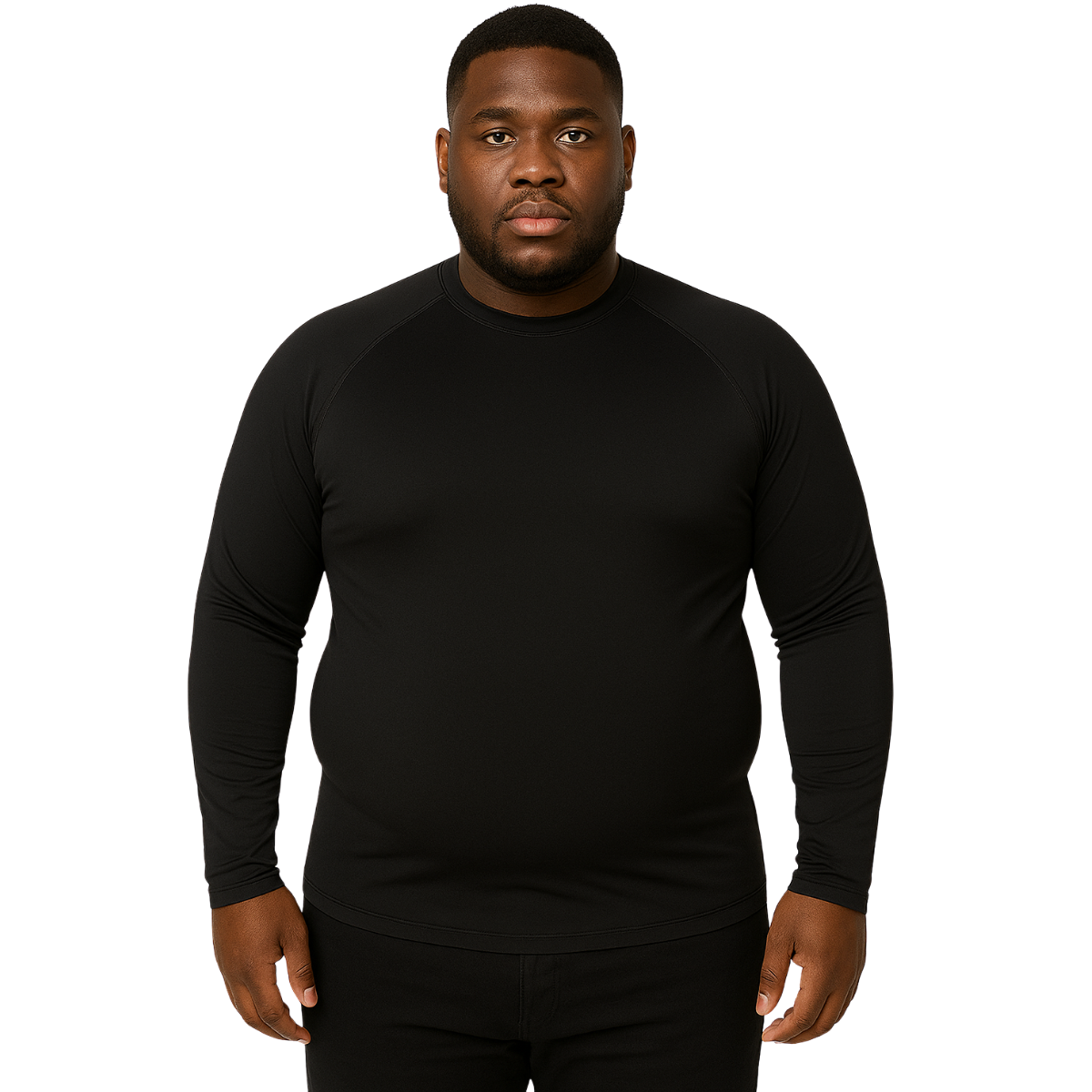 Camisa Plus Size Preto Proteção Solar 50+