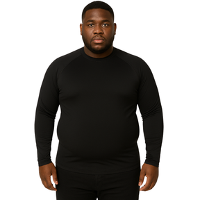 Camisa Plus Size Preto Proteção Solar 50+