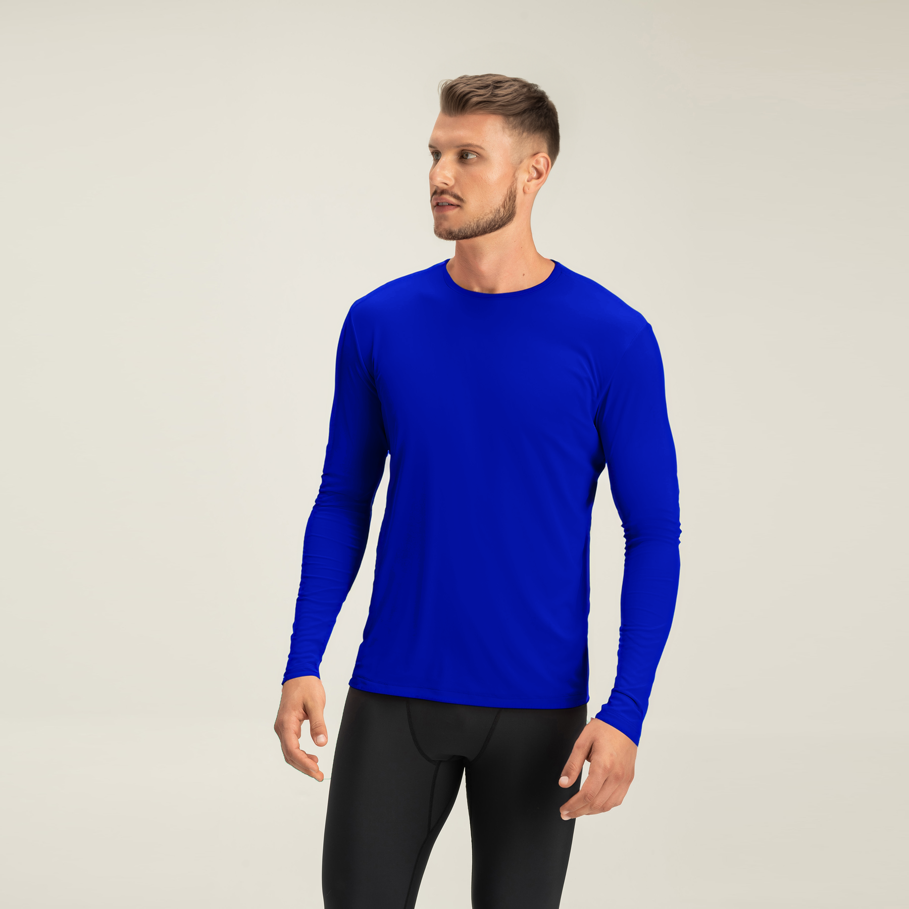 Camisa Térmica masculina Azul Royal - proteção solar UV 50+