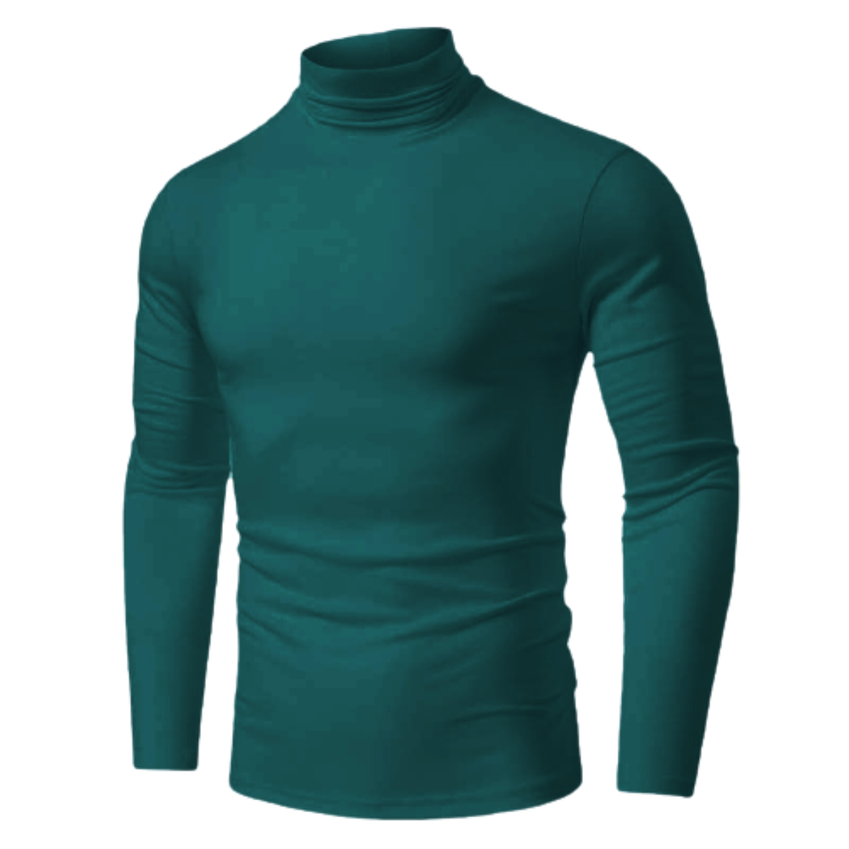 Camisa Gola Alta Verde Militar Proteção Solar 50+