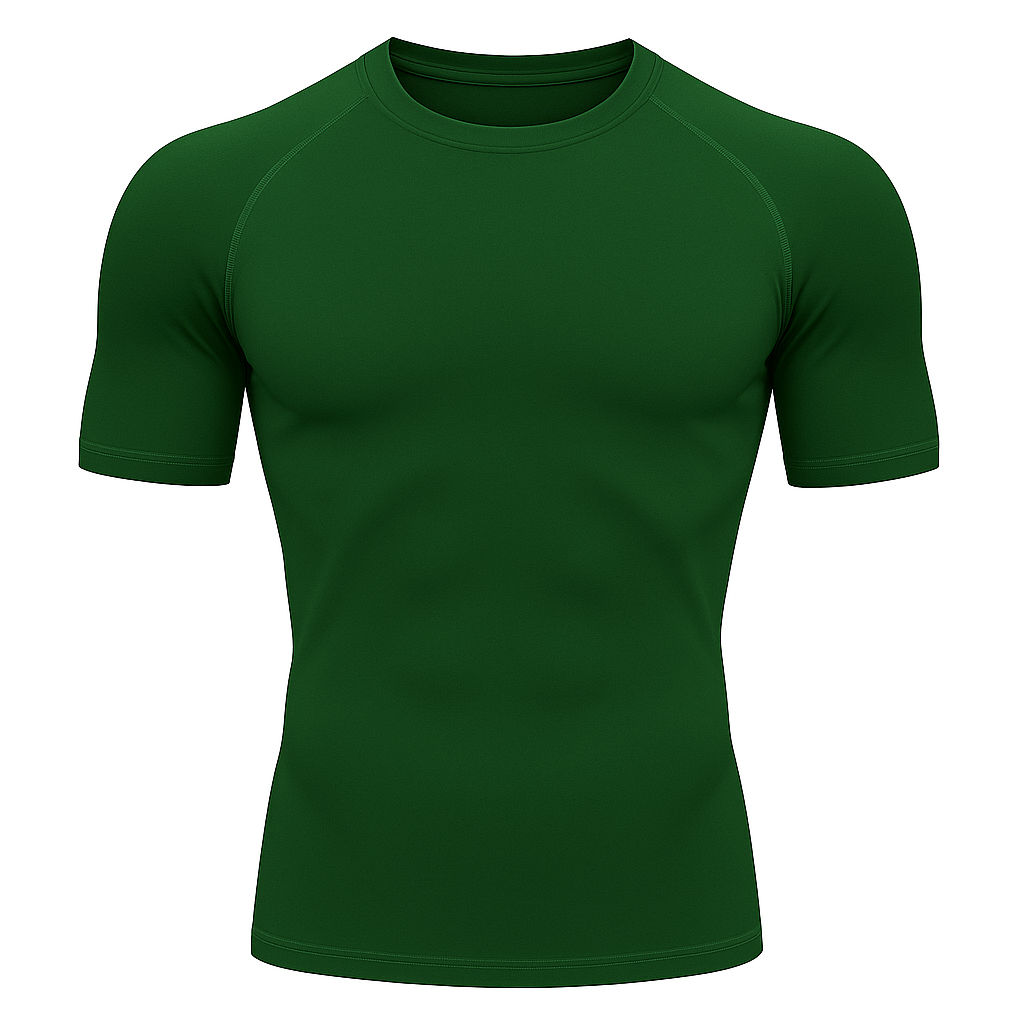 Camiseta Manga Curta Proteção Uv 50+ DryFit Verde Militar
