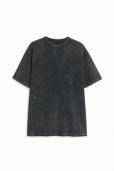 Camiseta OVERSIZED Stonada Marmorizado Preto