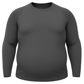 Camisa Plus Size Cinza Proteção Solar 50+