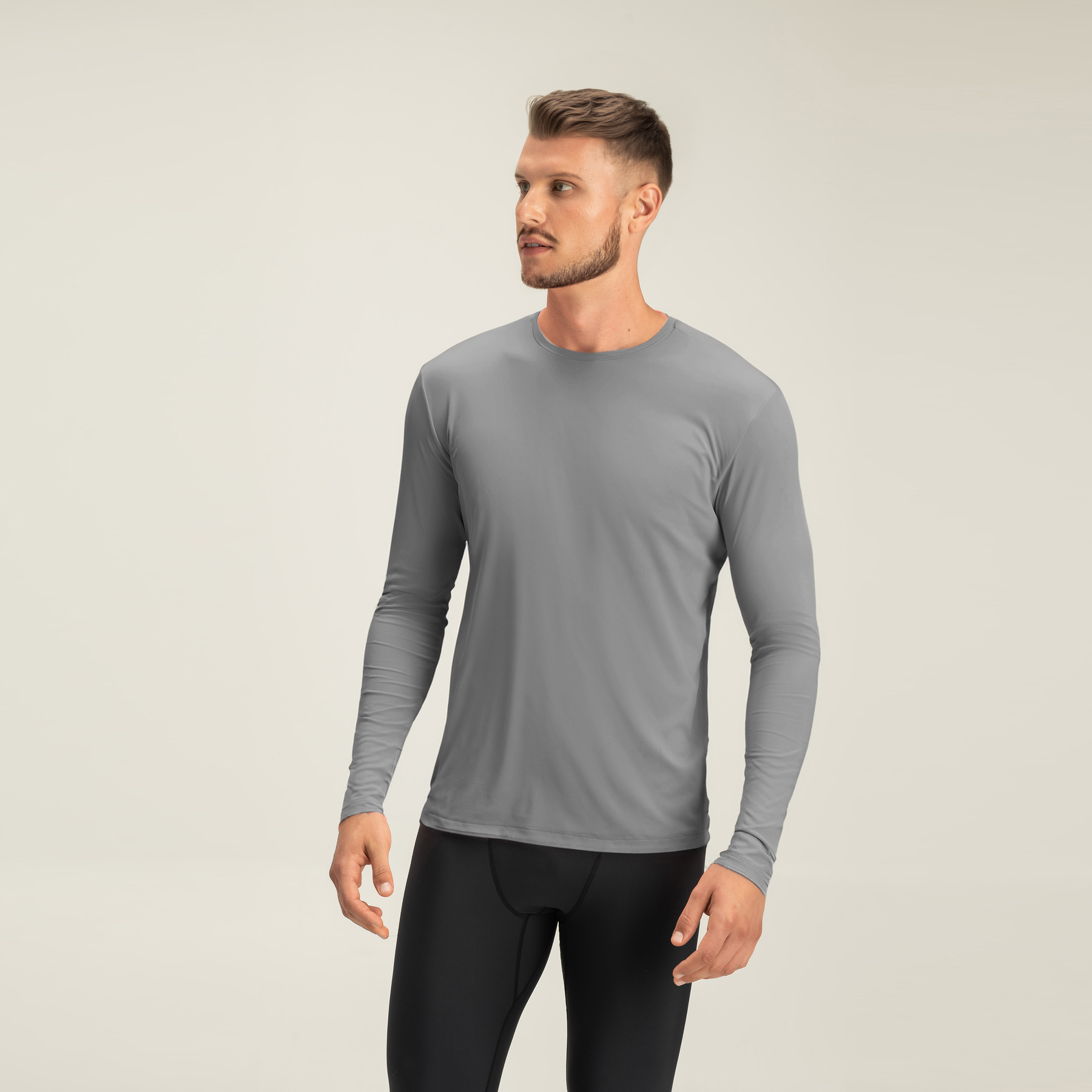 Camisa Térmica Masculina Cinza | Proteção Solar UV50+