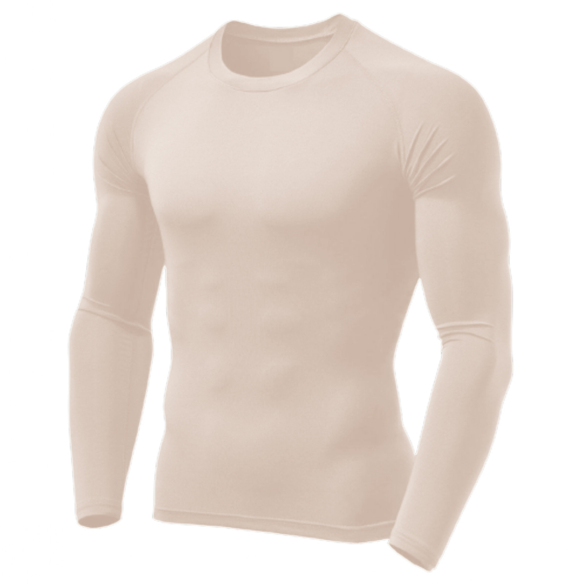 Camisa Térmica Masculina Bege Nude - Proteção solar UV 50+