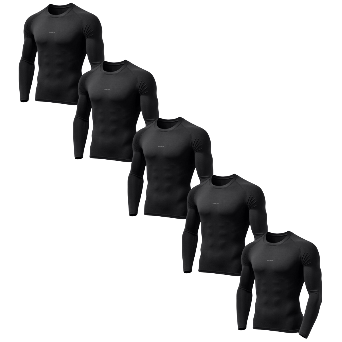 Kit 5 Camisas térmicas de Proteção Uv 50+ Segunda Pele - Todos Kits