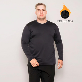 Camisa Plus Size Térmica Tecido Peluciado