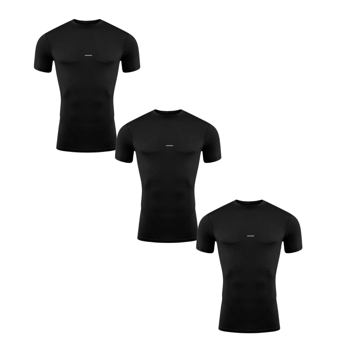 Kit 3 Camisas térmicas e proteção UV manga Curta | tecnologia  DryFit - Todas As Cores