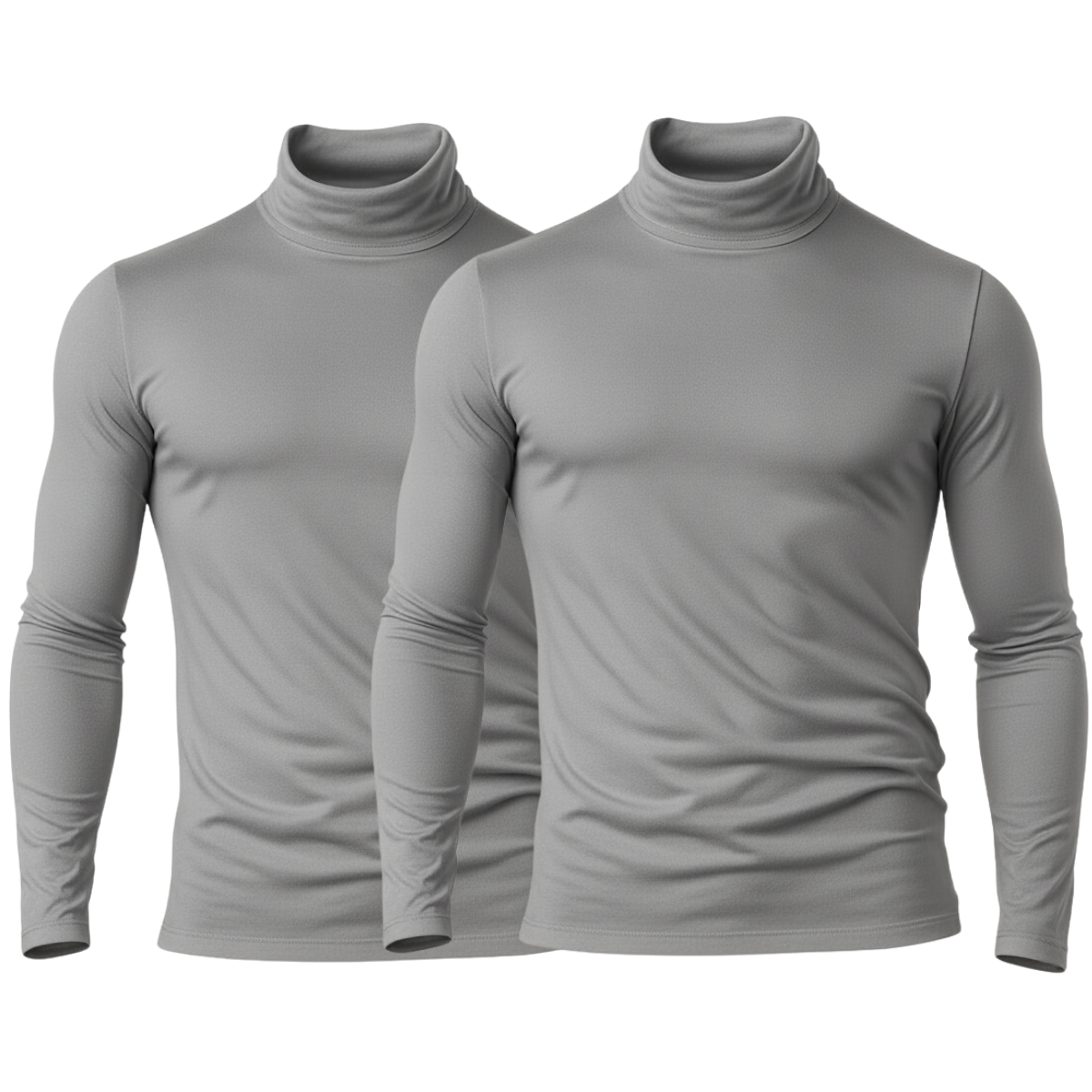 Kit 2 Camisetas Térmica Gola Alta Com Proteção UV 50+