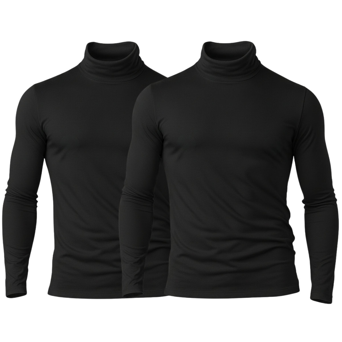 Kit 2 Camisetas Térmica Gola Alta Com Proteção UV 50+