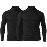 Kit 2 Camisetas Térmica Gola Alta Com Proteção UV 50+