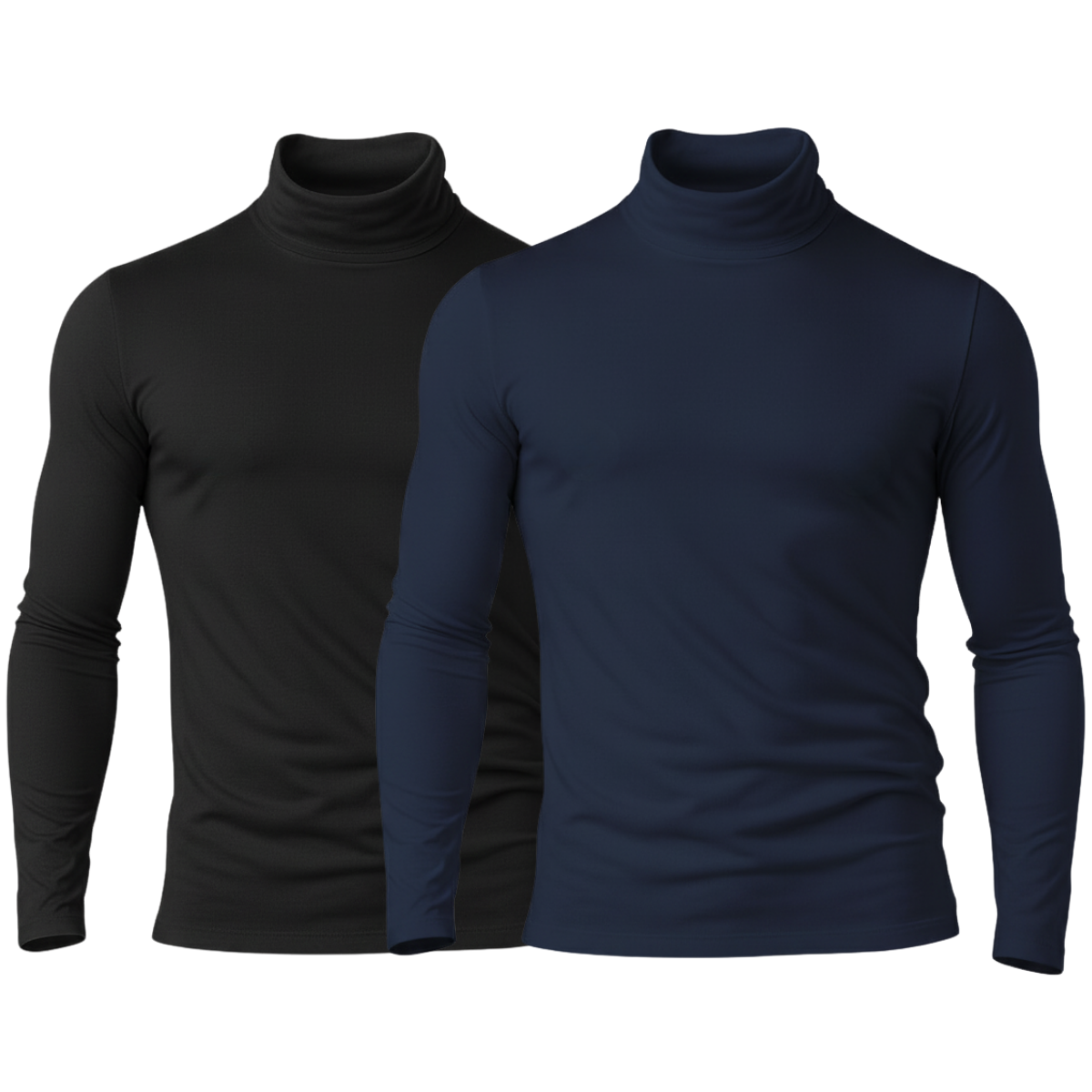 Kit 2 Camisetas Térmica Gola Alta Com Proteção UV 50+