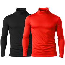 Kit 2 Camisetas Térmica Gola Alta Com Proteção UV 50+