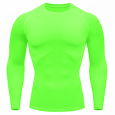 Camiseta Manga Longa Proteção Solar 50+ Verde Neon