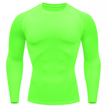 Camiseta Manga Longa Proteção Solar 50+ Verde Neon