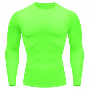 Camiseta Manga Longa Proteção Solar 50+ Verde Neon