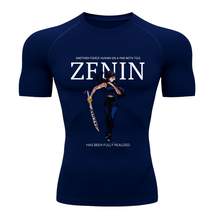 Camiseta Compressão Proteção Uv 50+ Segunda Pele Manga Curta Jujutsu Kaisen Maki Zenin