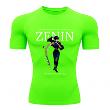 Camiseta Compressão Proteção Uv 50+ Segunda Pele Manga Curta Jujutsu Kaisen Maki Zenin