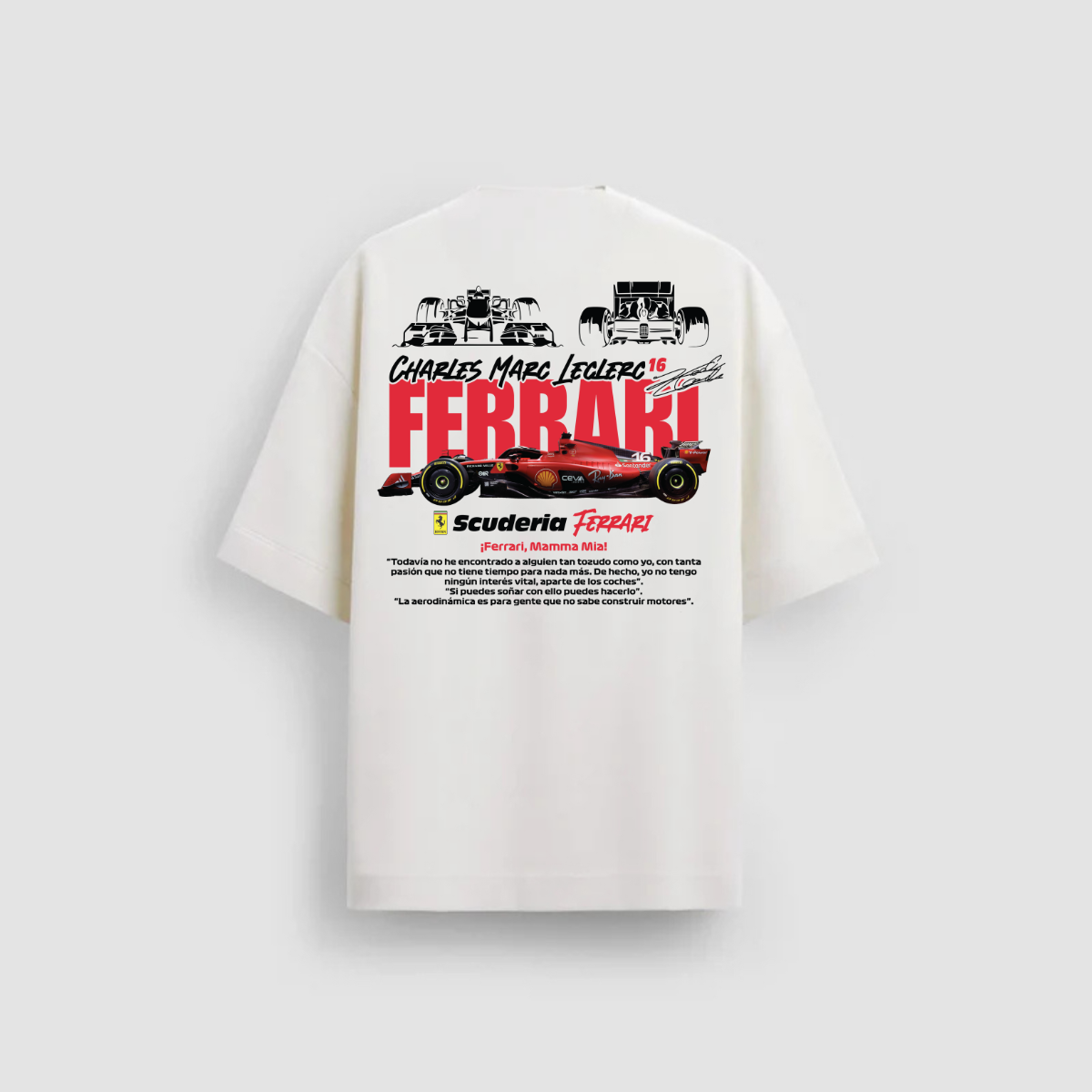 Camiseta Oversized Premium Tecido 20.1 Formula 1 - 08