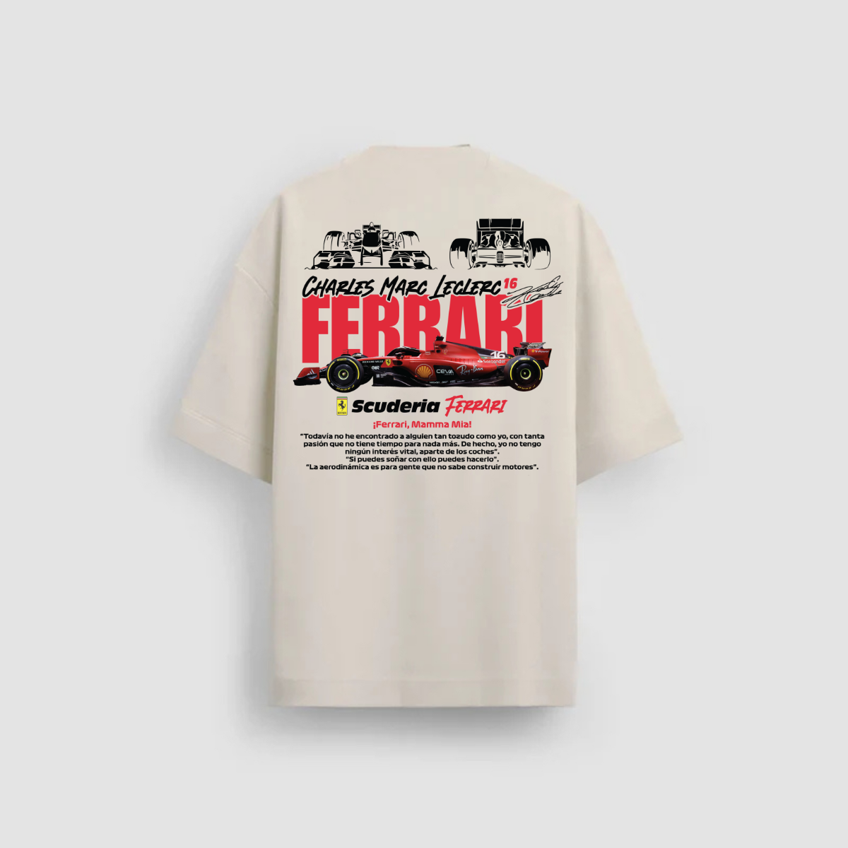 Camiseta Oversized Premium Tecido 20.1 Formula 1 - 08