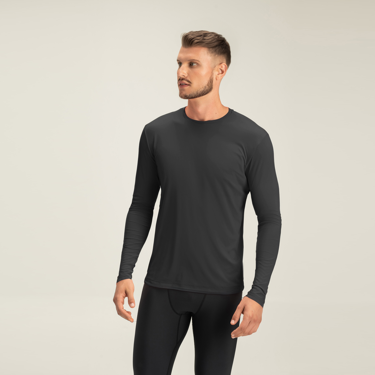 Camisa Térmica Masculina Preta | Proteção Solar UV50+