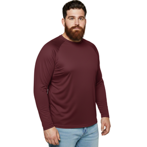 Camisa Plus Size Proteção Solar 50+ Vinho Bordô