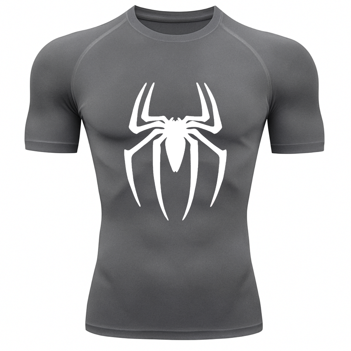 Camiseta Curta Compressão Proteção UV Spider Man