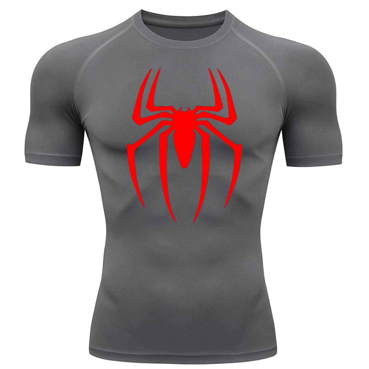 Camiseta Curta Compressão Proteção UV Spider Man