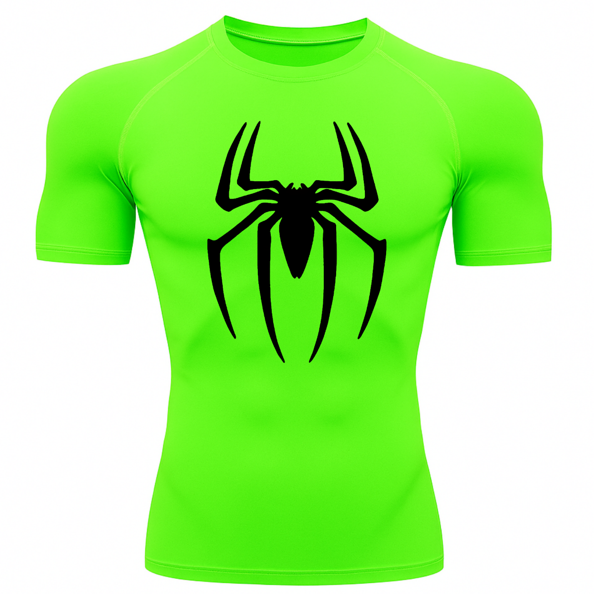 Camiseta Curta Compressão Proteção UV Spider Man