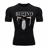 Camiseta Compressão Proteção Uv 50+ Segunda Pele Manga Curta Jujutsu Kaisen Toji Zenin Behind