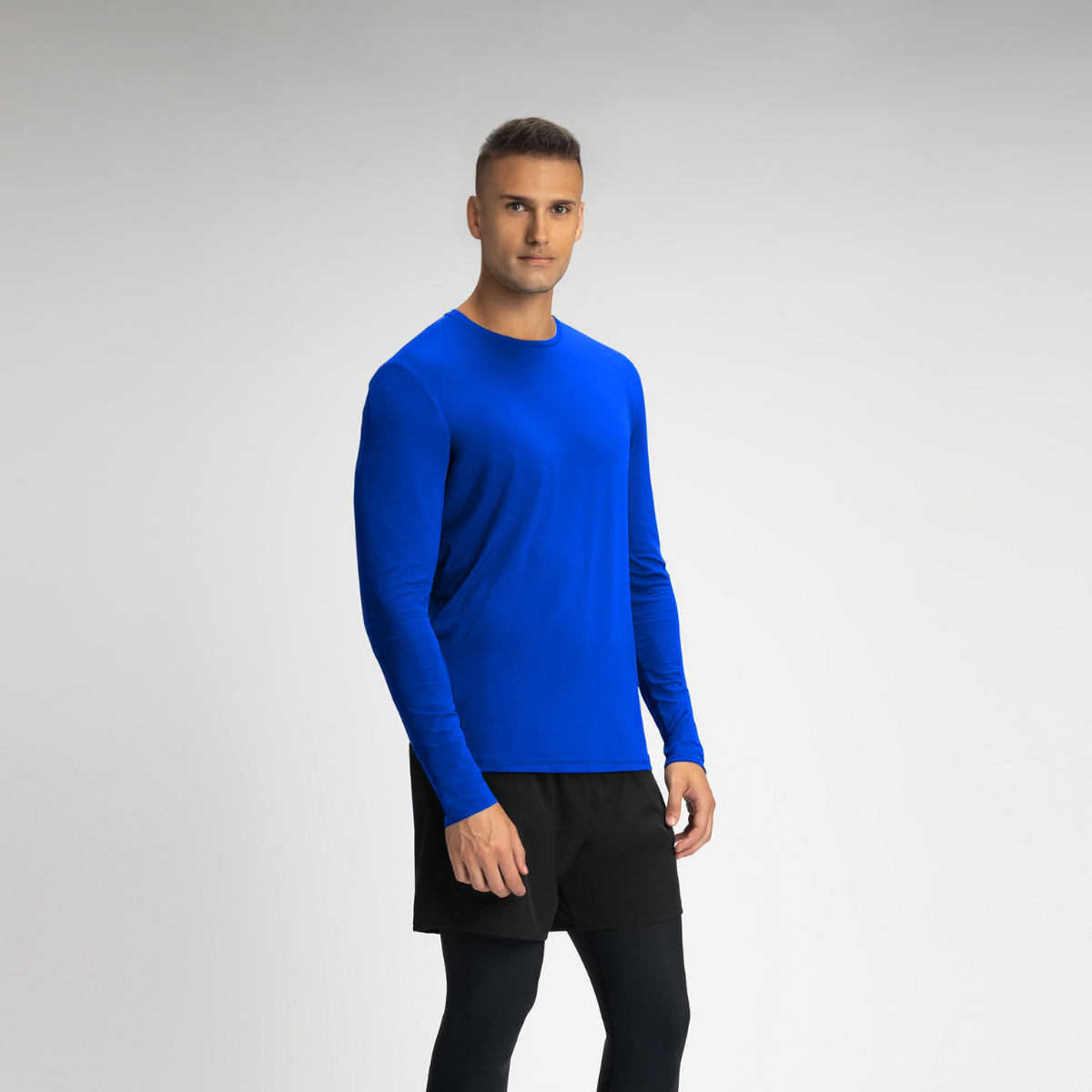 Camisa Térmica masculina Azul Royal - proteção solar UV 50+