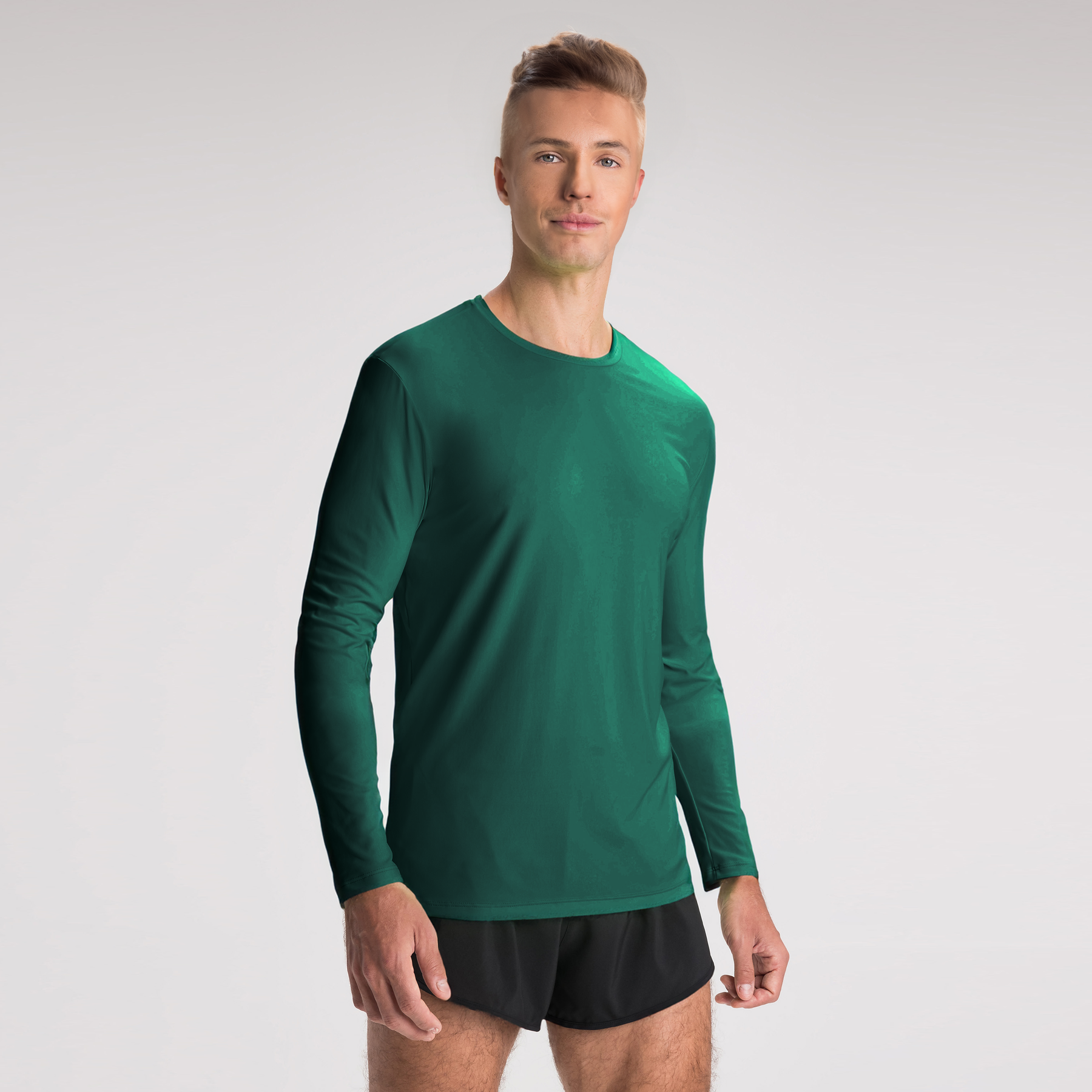 Camisa Térmica masculina Verde Militar - proteção solar UV 50+