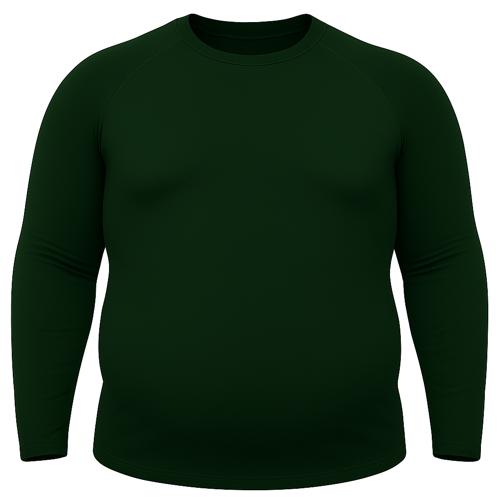 Camisa Plus Size Proteção Solar 50+ Verde Militar