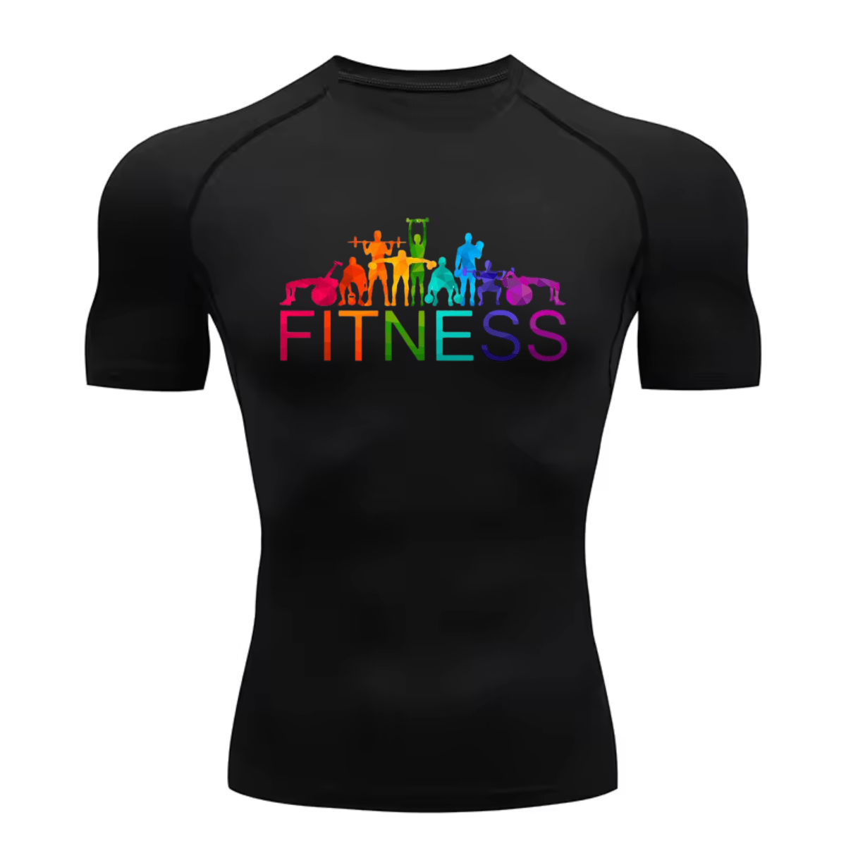 Camisa Compressão Proteção Uv 50+ Estampada Tecido Gelado Segunda Pele Manga Curta Fitness Academia Gym Dry Fit