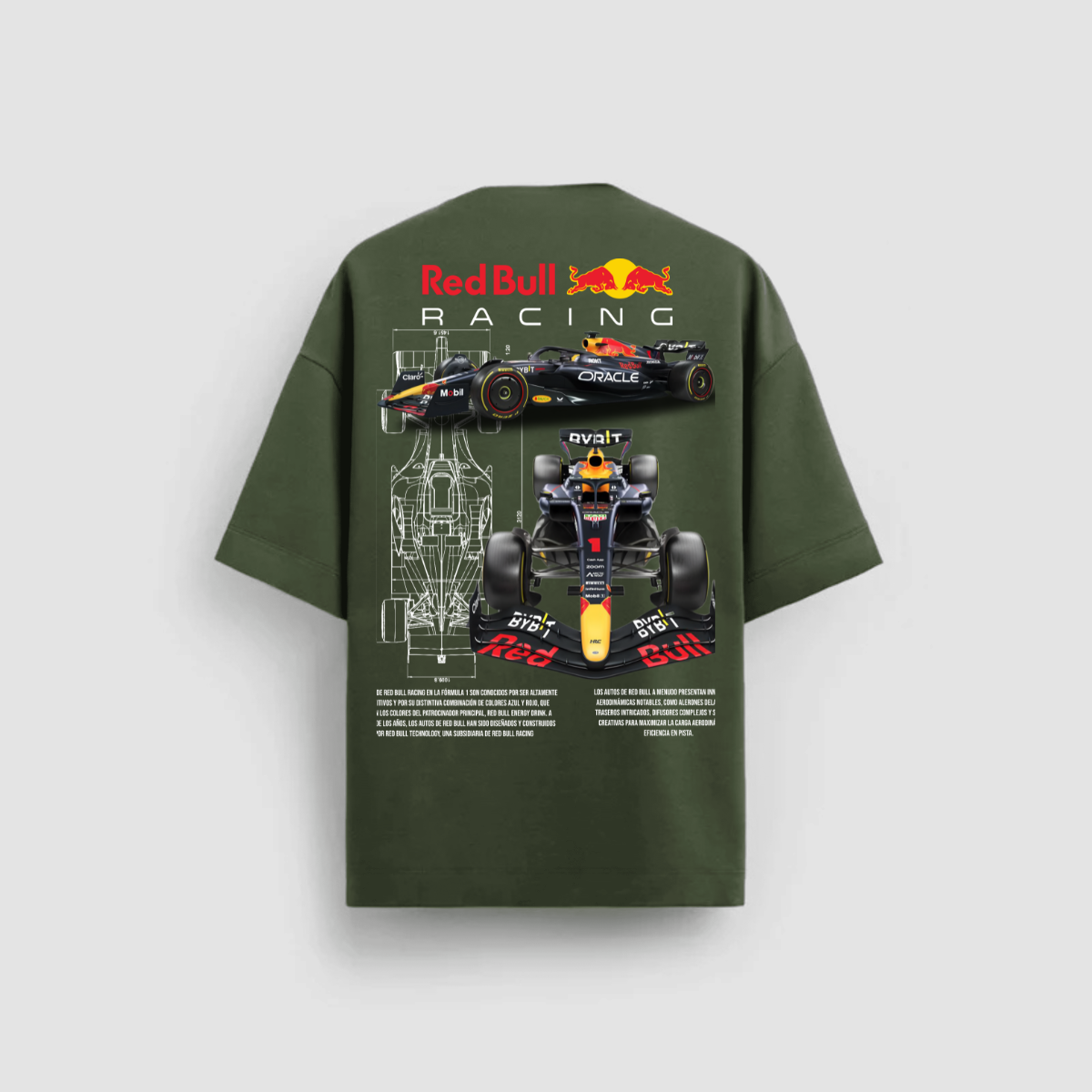 Camiseta Masculina Oversized Premium 20.1 - Formula 1 - 18