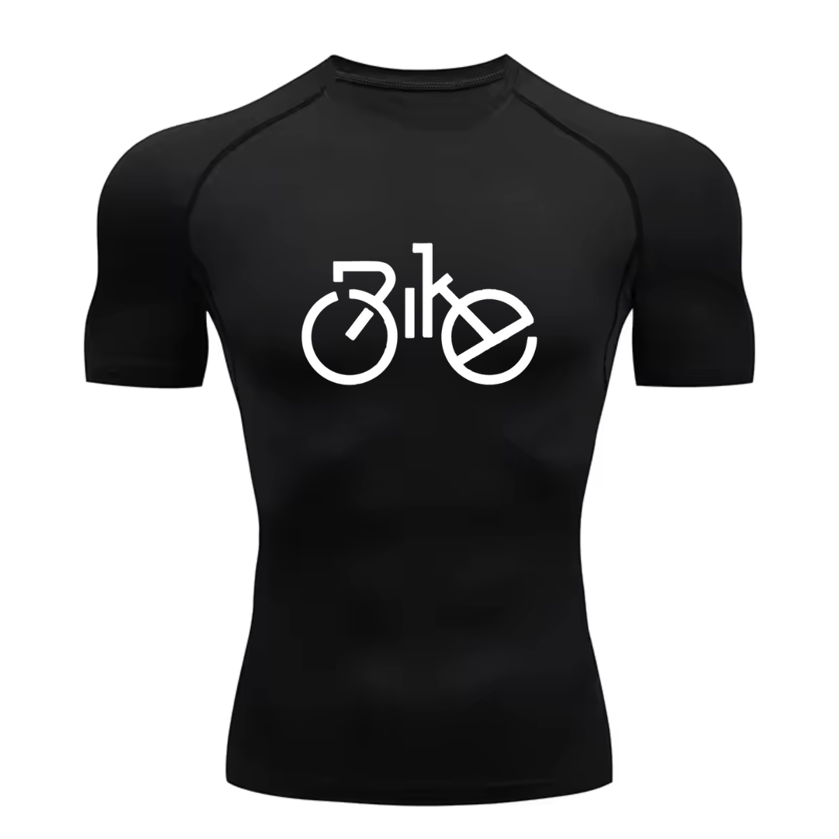 Camisa Compressão Proteção Uv 50+ Estampada Tecido Gelado Segunda Pele Manga Curta Bike Bicicleta Corrida Run Runner