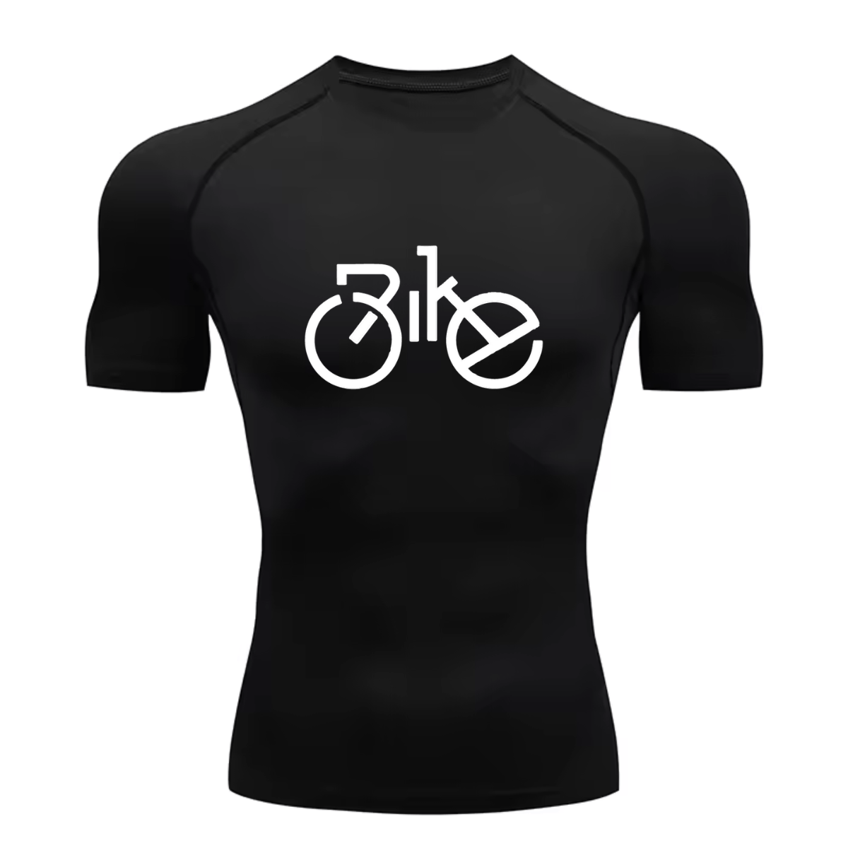 Camiseta Curta Compressão Proteção UV Bike Run Runner
