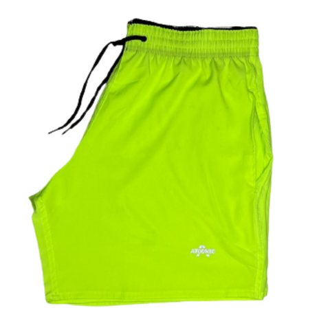 Bermuda Shorts Elastano Premium Mauricinho Treino - Verde Neon