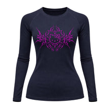 Camiseta Compressão Uv Manga Longa Cyber Tribal Black Heart Hello Kitty Rash Guard