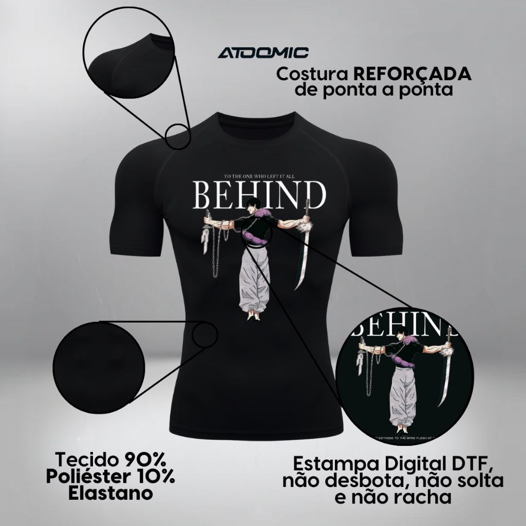 Camiseta Compressão Uv Manga Curta Cyber Tribal Night Reaper Oblivion Rash Guard