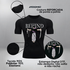 Camiseta Compressão Uv Manga Curta Cyber Tribal Night Reaper Oblivion Rash Guard
