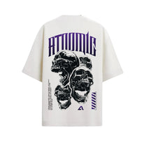 Camiseta Oversized Premium 20.1 Skull Streetwear Camisa Unissex