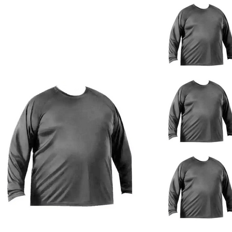 Kit 3 Camisa Plus Size Proteção Solar 50+