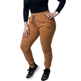 Calça De Moletom Feminina Jogger Grossa